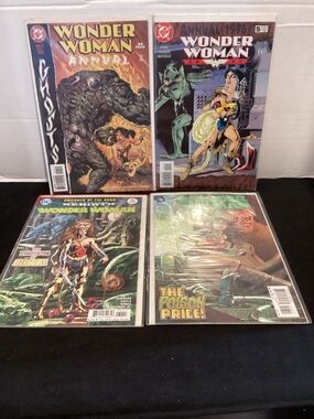 365-Lot of 4 DC Wonder Woman Comic Books Numbers 5, 7, 32 & 89